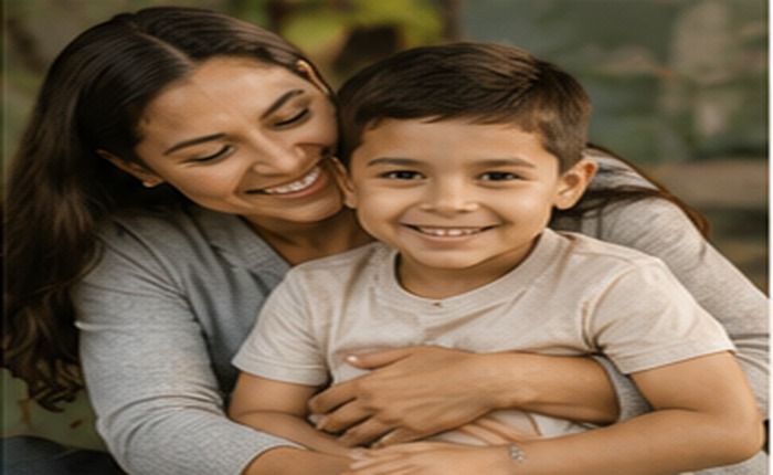 Family representing underserved communities